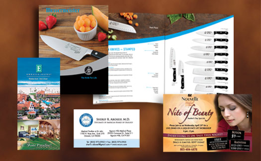 Creative365 printing of brochures, flyers, stationary