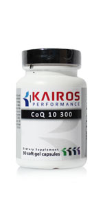 kairos CoQ10 energy and cardiovascular supplements by kairos performance with antioxidants