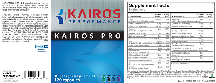 Kairos-Performance-Kairos Pro label