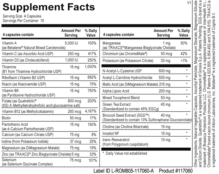 kairos pro supplement facts 60 capsules