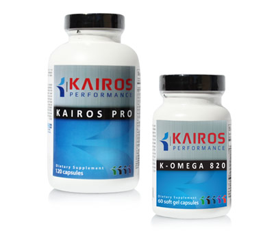 wellness package by kairos performance, kairos pro, k-omage 820 supplements